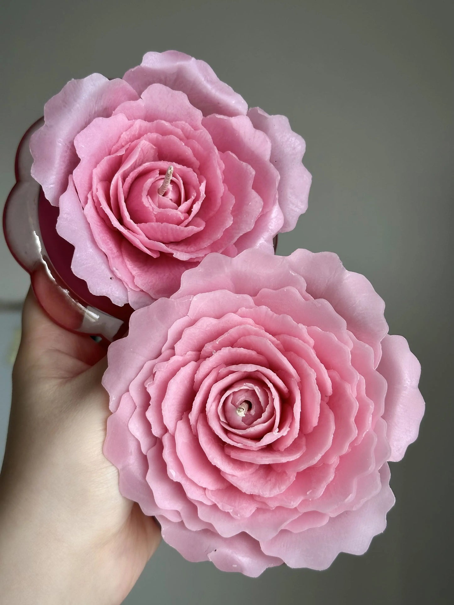 Bougie Rose Candy - Parfum Mangolia PIVONIA